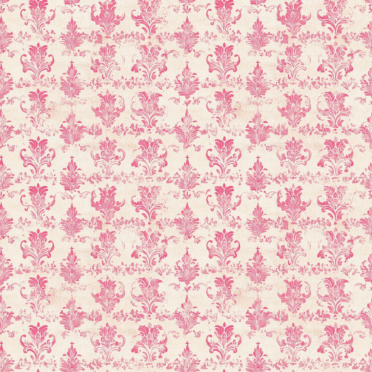 Faded Rose Pattern 7 Minky Fabric