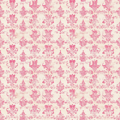 Faded Rose Pattern 7 Minky Fabric