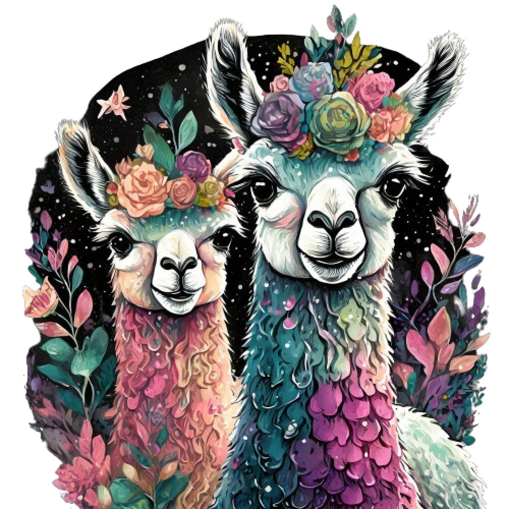 Llama Friends Fabric Panel 5