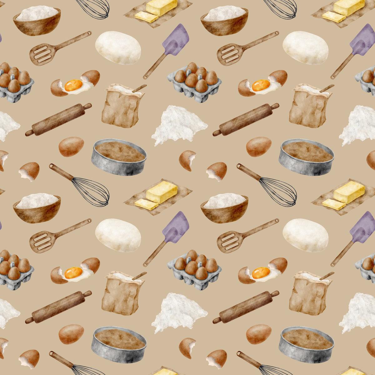 Rustic Bakehouse Pattern 7 Minky Fabric