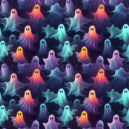 Scary Halloween Pattern 11 Quilting Cotton Fabric