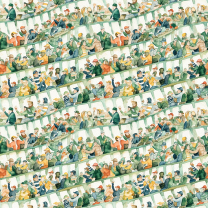 Gridiron Game Day Pattern 6 Minky Fabric