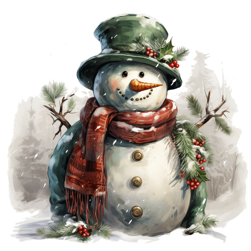 Elegant Christmas Fabric Panel 30