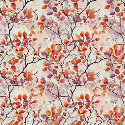 Plum Songbird Pattern 4 Minky Fabric