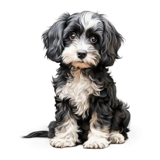 Cute Cavapoos Fabric Panel 47