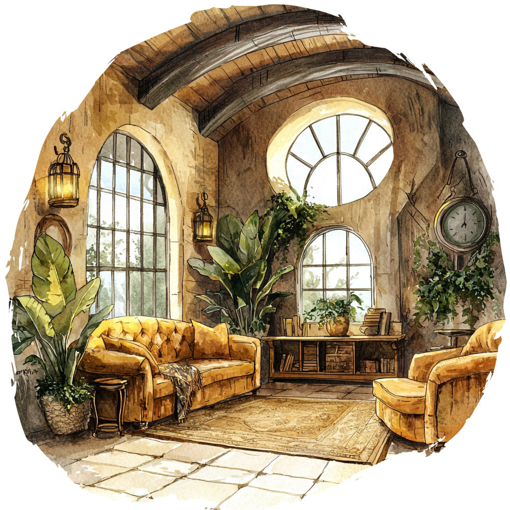 Wizard School Fabric Panel 3