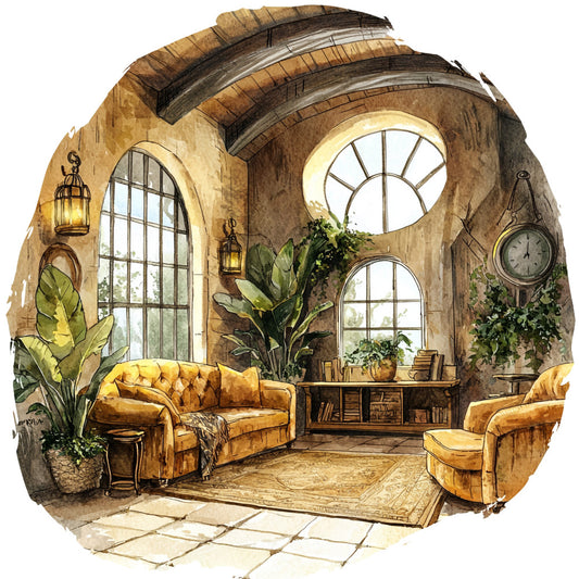 Wizard School Fabric Panel 3