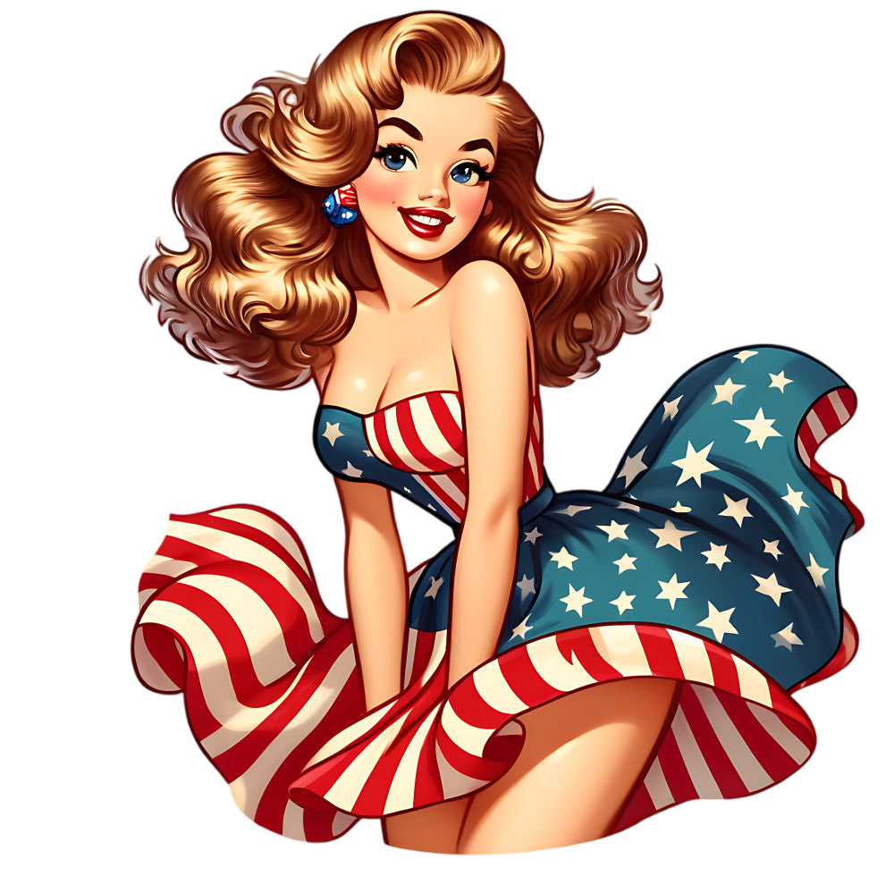 Vintage American Girl Fabric Panel 4