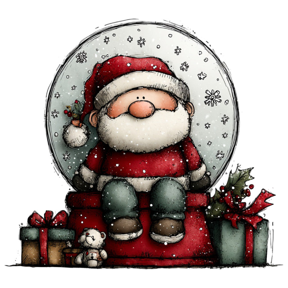 1st Whimsical Christmas Fabric Panel 68