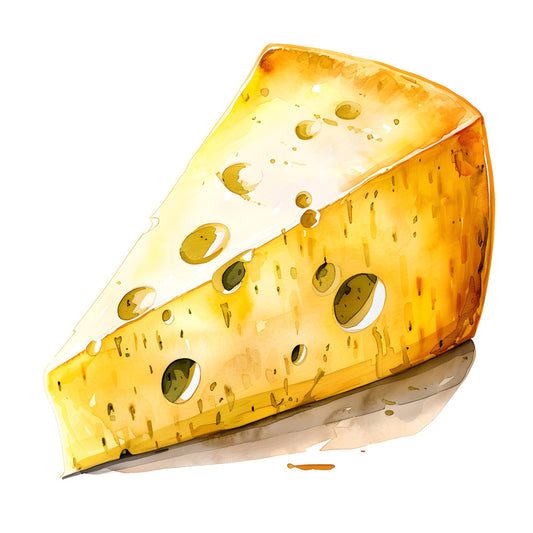 cheese, golden yellow, butter yellow, cream, pale yellow, holes, whimsical, playful, food theme, kitchen, novelty, cute, fun, humor, lighthearted, illustrated, children's, kids, nursery, educational, farmhouse, rustic, food fabric, cheese wedge, swiss cheese, humorous, charming, storybook, playful animals, daytime