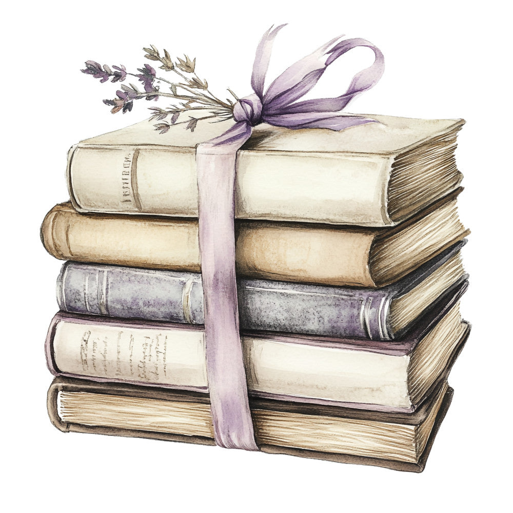 Shabby Chic Books Fabric Panel 11