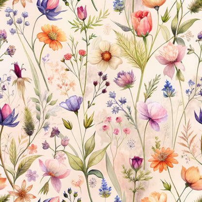 Whispering Wildflowers Pattern 12 Quilting Cotton Fabric