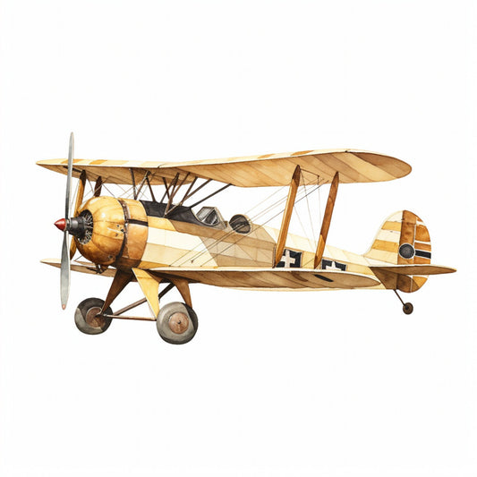 vintage biplane, tan, cream, gold, brown, rust, airplane, aviation, steampunk, retro aircraft, vintage transportation, antique plane, sky theme, travel, adventure, 1920s style, classic biplane, mechanical, industrial, nostalgic, heritage, historical aviation, masculine, rustic, traditional, collectible, wall hanging, novelty print, transportation theme