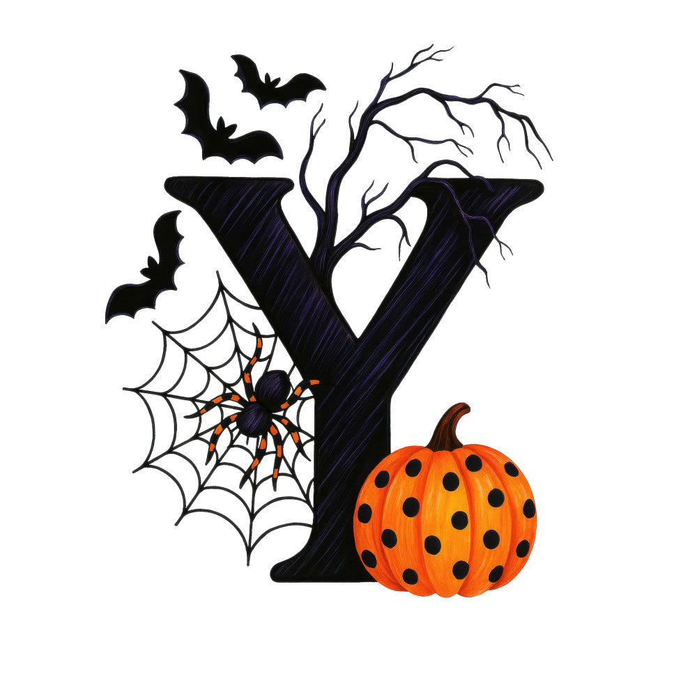 Halloween Alphabet Fabric Panel 33