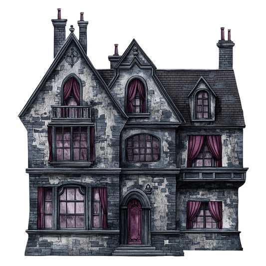 Dark Romance Fabric Panel 36