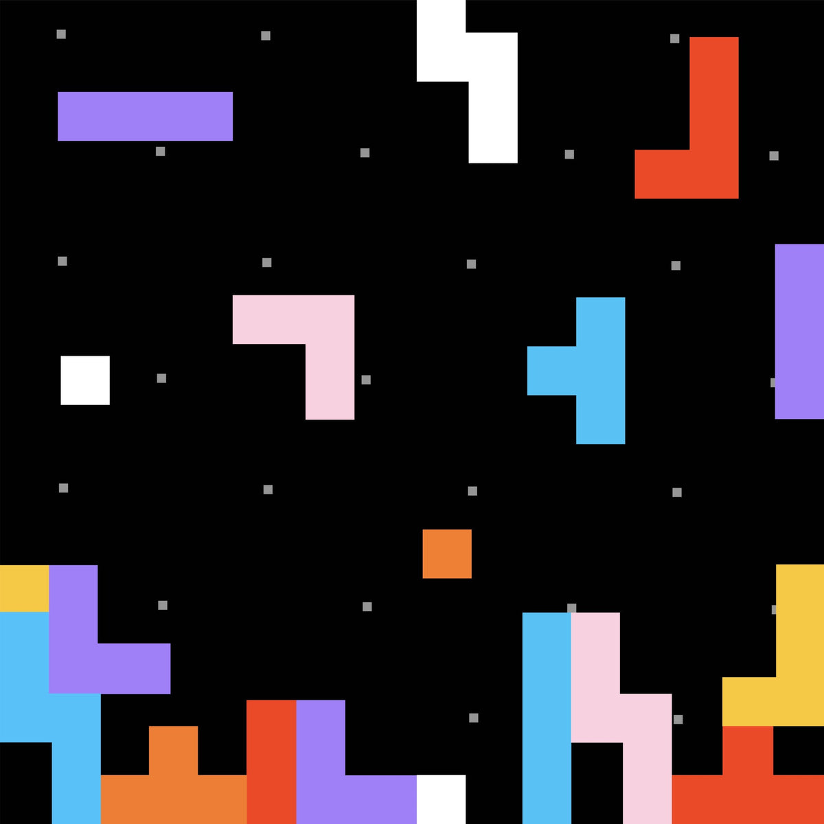 Pixel Drop Pattern 1 Minky Fabric