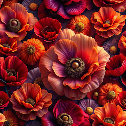 Lush Blooms Pattern 12 Minky Fabric