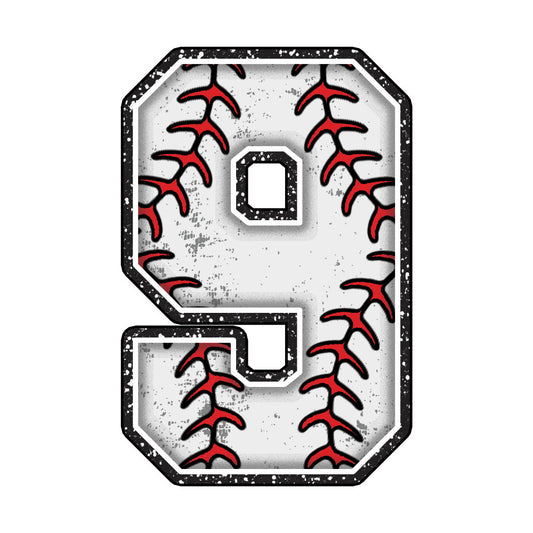Baseball Alphabet Fabric Panel 10