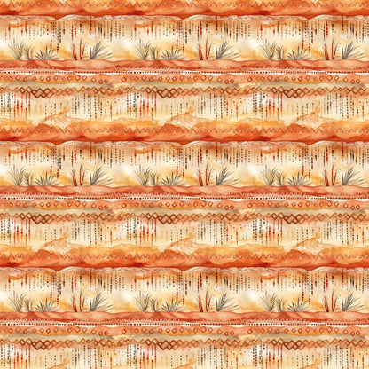 Canyon Blooms Pattern 8 Minky Fabric