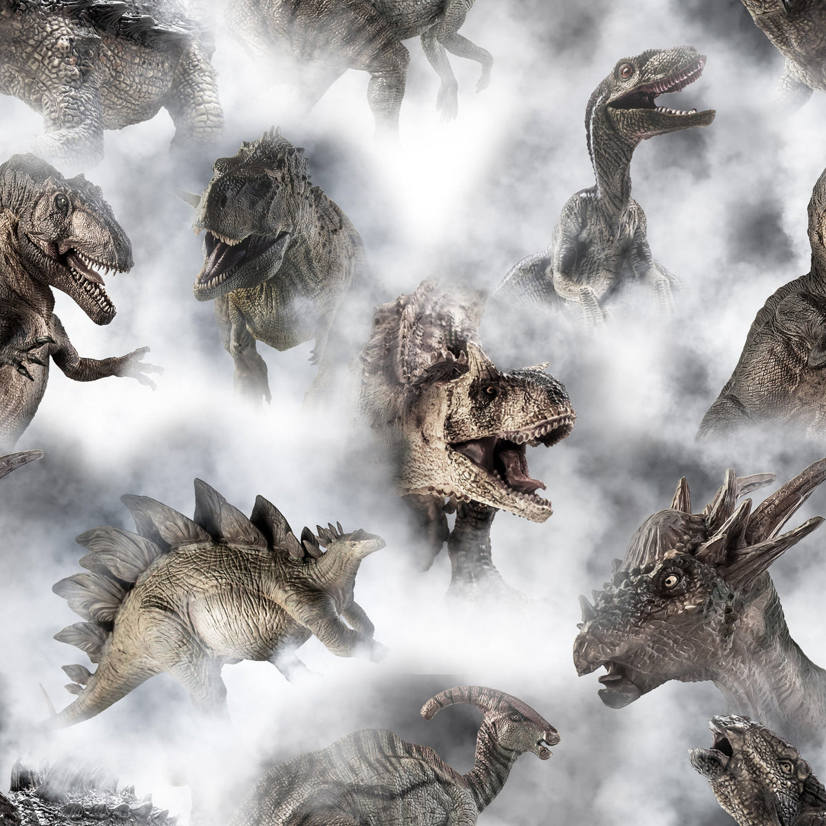 Prehistoric Mist Pattern 1 Minky Fabric