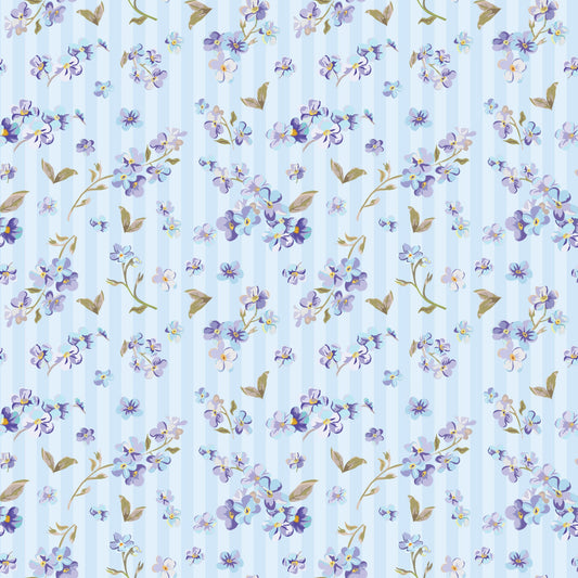 Pink Tea Party Pattern 1 Quilting Cotton Fabric