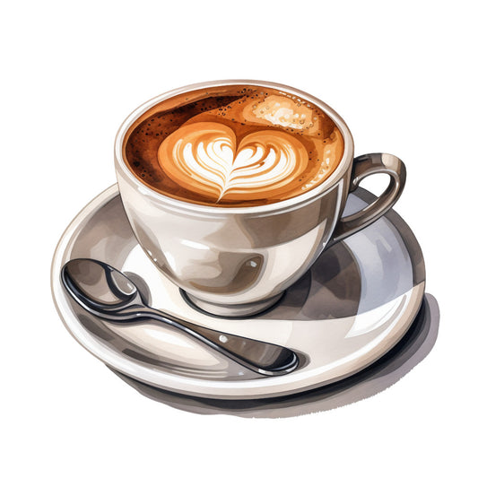 Coffee Elements Fabric Panel 8