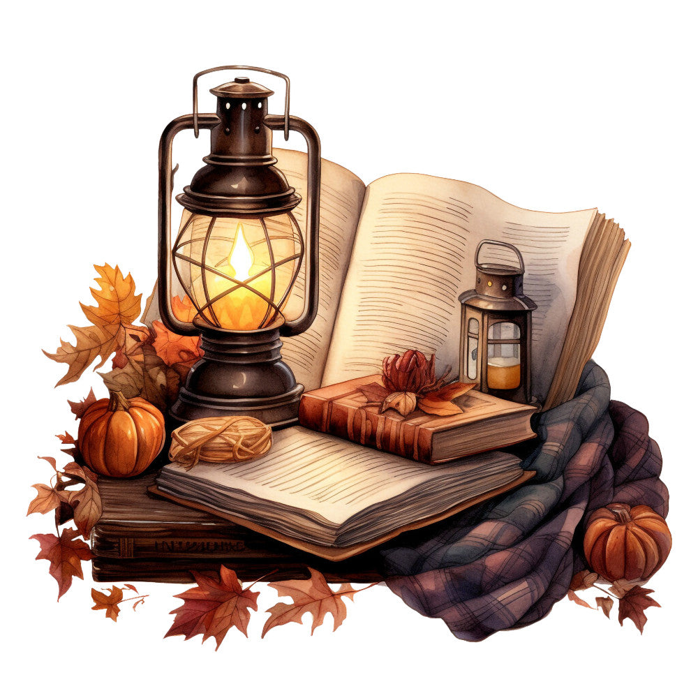 Cozy Autumn Fabric Panel 19