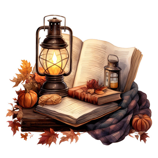 Cozy Autumn Fabric Panel 19