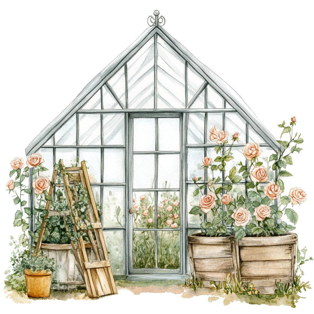 Vintage Garden Fabric Panel 28