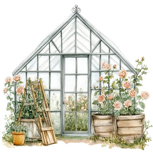 Vintage Garden Fabric Panel 28