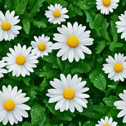 Realistic Flowers Pattern 43 Quilting Cotton Fabric