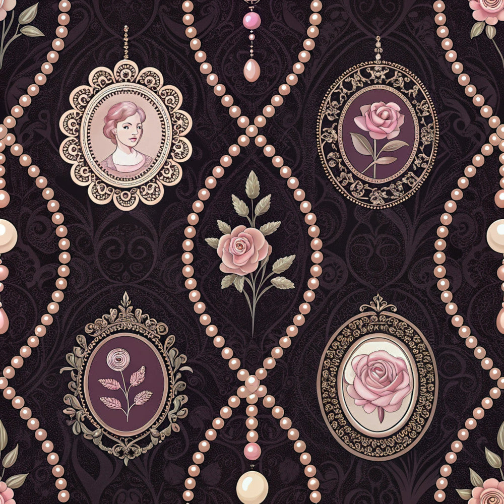 Velvet Rose Reverie Pattern 23 Minky Fabric