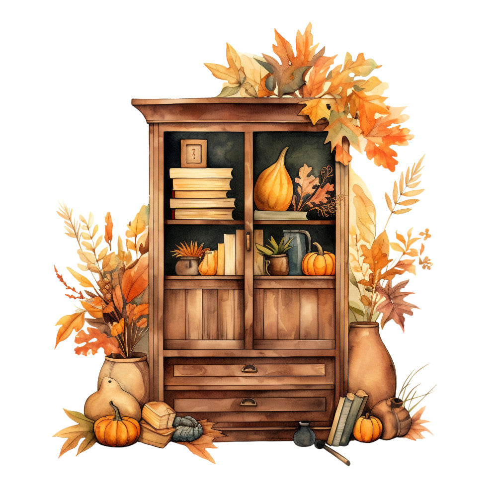 Cozy Autumn Fabric Panel 40