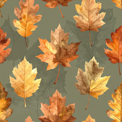 Autumn Woodland Whimsy Pattern 12 Minky Fabric