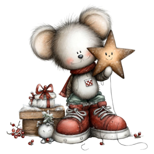 1st Whimsical Christmas Fabric Panel 94