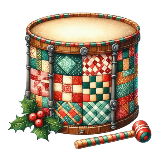 Patchwork Christmas Fabric Panel 20