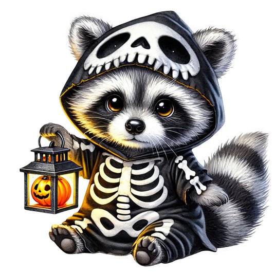 Halloween Wonder Animals Fabric Panel 85