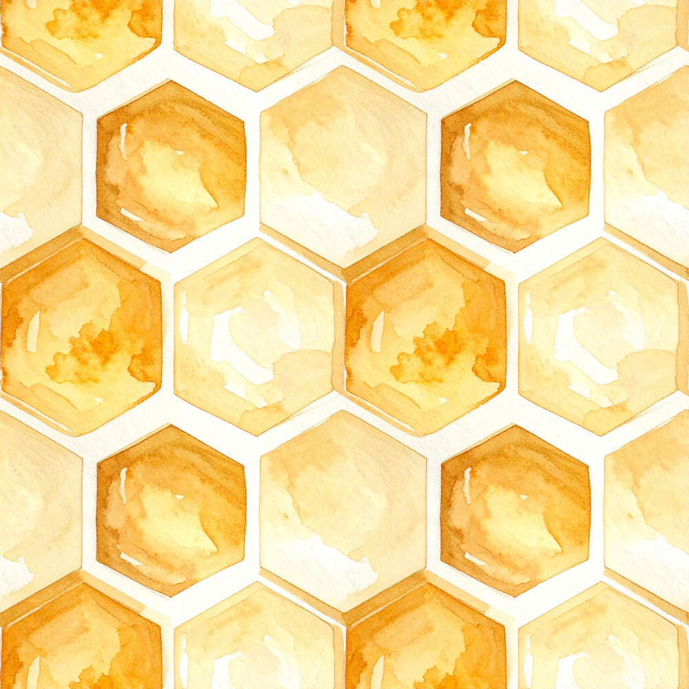 Golden Hive Meadow Pattern 15 Minky Fabric