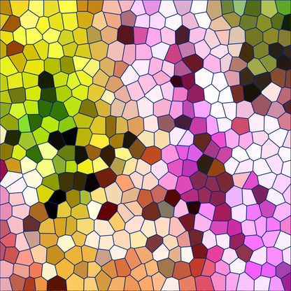 Stained Glass Dreams Pattern 1 Minky Fabric