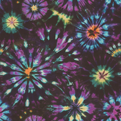 Psychedelic Swirl Pattern 12 Minky Fabric