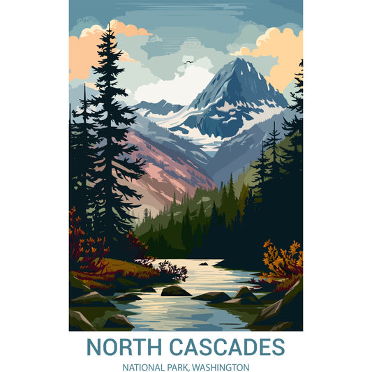 National Parks Posters Fabric Panel 32