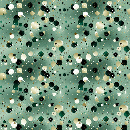 Green Confetti Pattern 4 Quilting Cotton Fabric