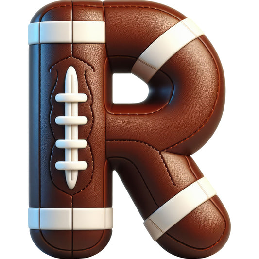 Football Alphabet Fabric Panel 26