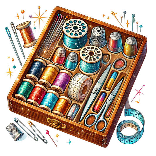 Sewing Scenes Fabric Panel 2