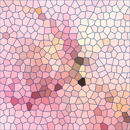 Mosaic Love Pattern 6 Quilting Cotton Fabric