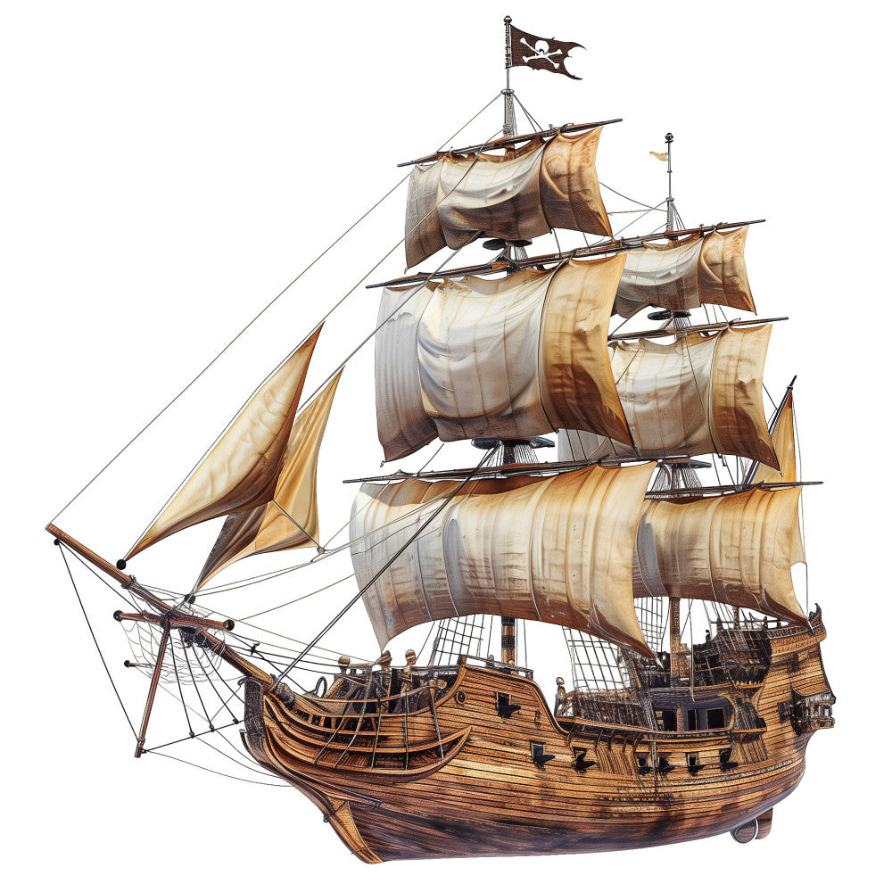 Pirate Jolly Fabric Panel 26