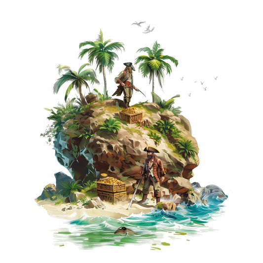 Pirate Jolly Fabric Panel 28