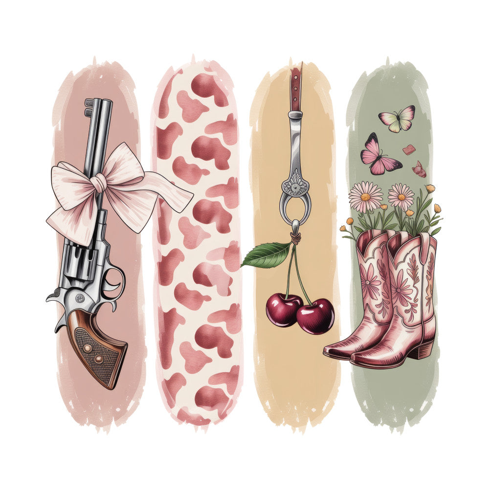 Western Brushstroke Fabric Panel 8