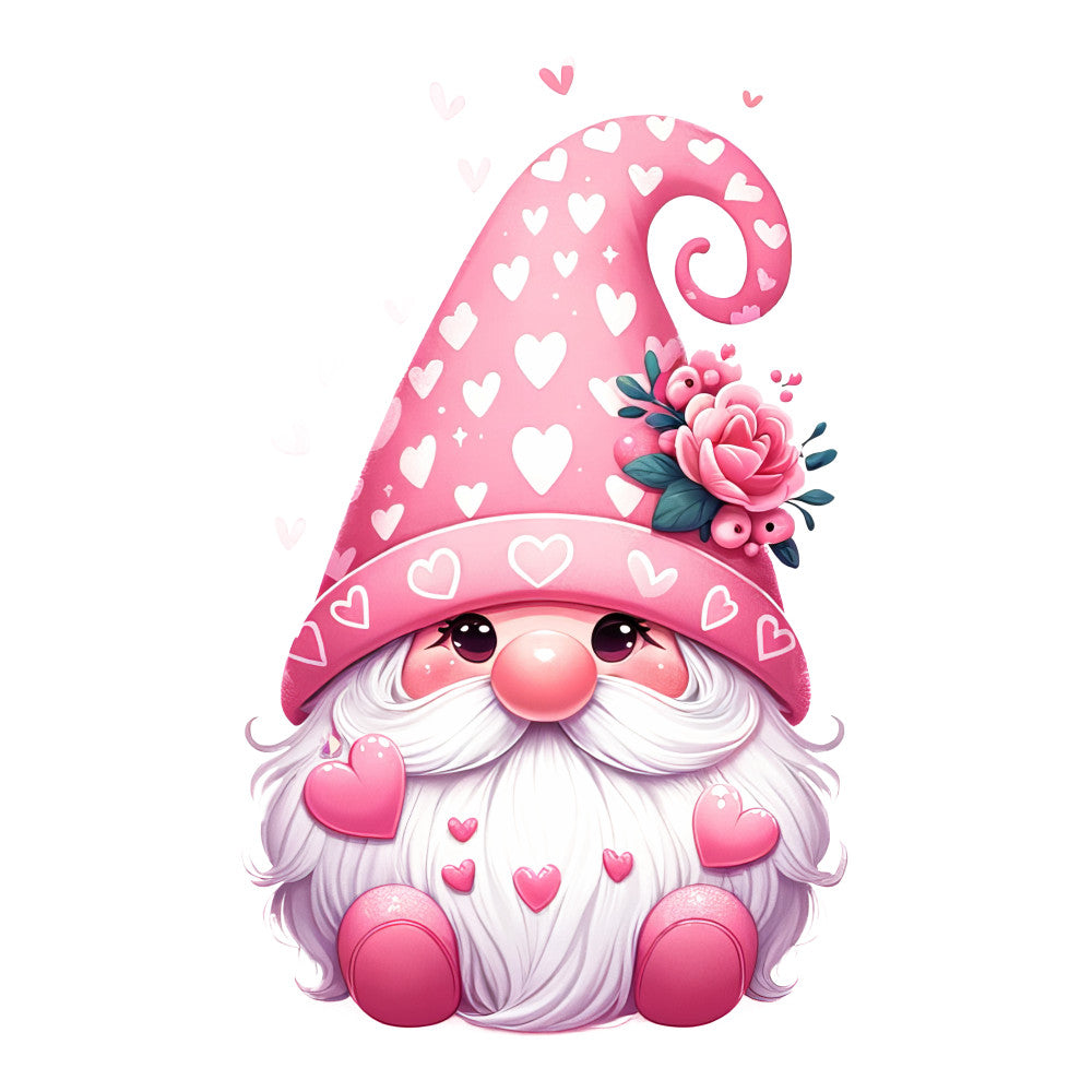 Adorable Pastel Gnome Fabric Panel 9