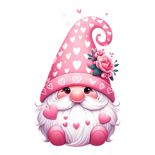 Adorable Pastel Gnome Fabric Panel 9
